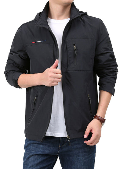 Shell Jacket Men's Casual Fashion Spring And Autumn Outdoor Loose apparels & accessories