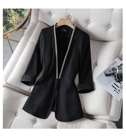 Plus Size Women's Thin Suit Jacket apparel & accessories