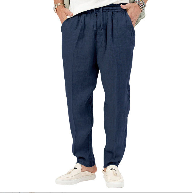 Men's Lace Up Straight Casual Pants apparels & accessories