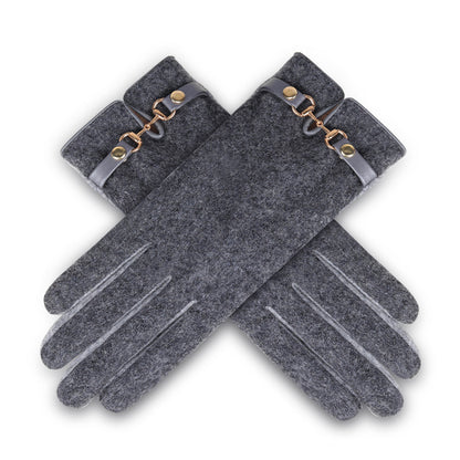 Women's Autumn And Winter Cashmere Gloves apparels & accessories