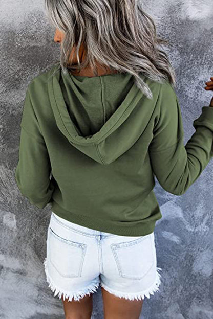 Women's Long-sleeved Loose Casual Hooded Sweater apparels & accessories