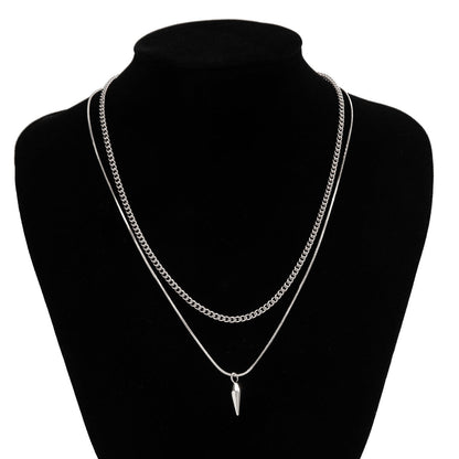 Niche trendy Hip Hop Cool Long Sweater Chain Jewelry