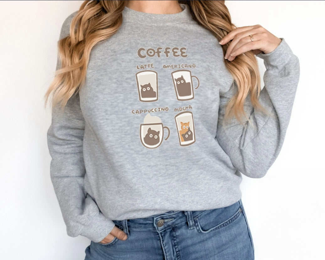 Women's Fashionable Solid Color Printed Long Sleeved Sweatshirt apparels & accessories