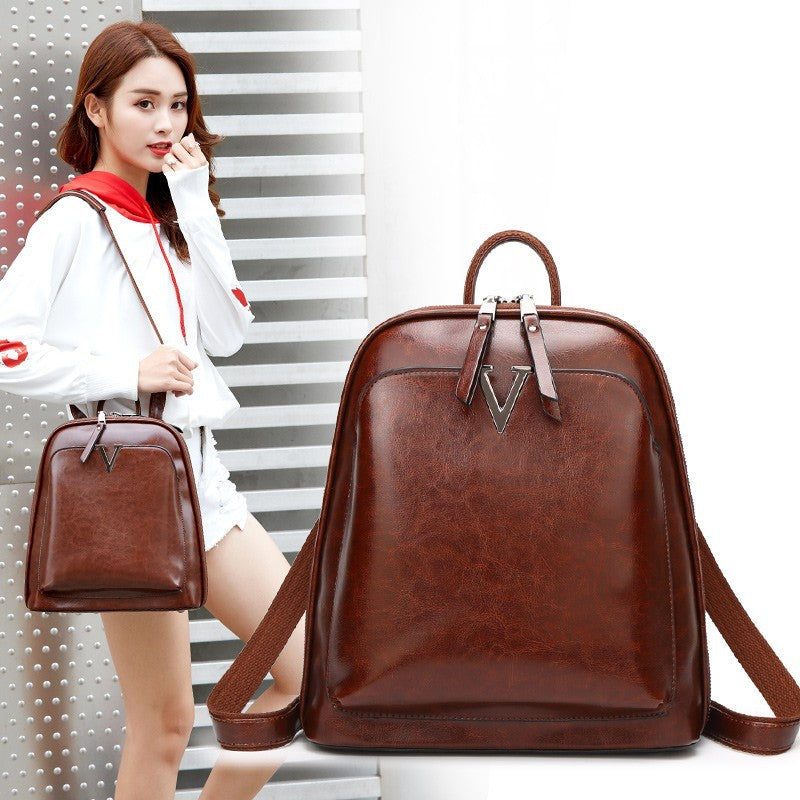 Women's Bag European And American Retro Cowhide Multi-functional apparel & accessories