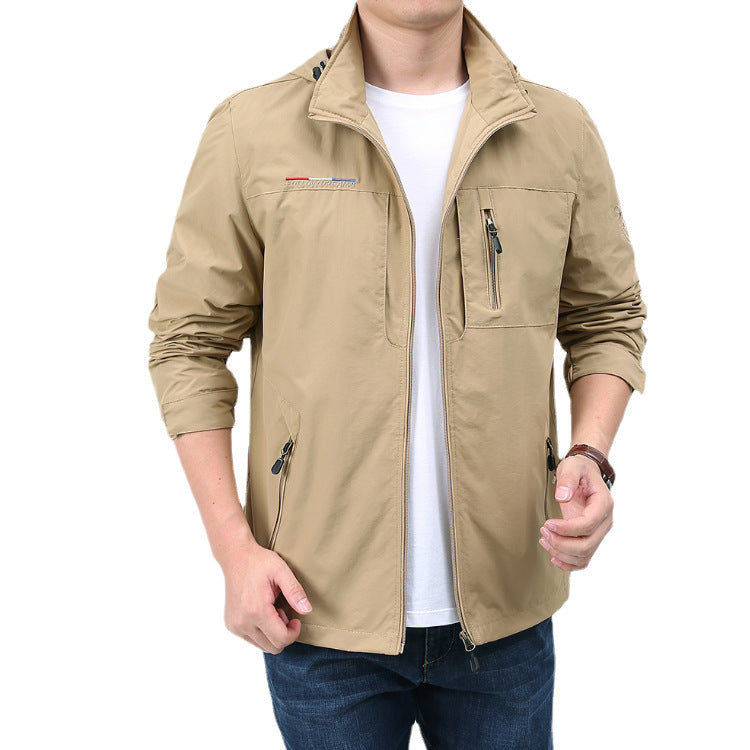 Shell Jacket Men's Casual Fashion Spring And Autumn Outdoor Loose apparels & accessories