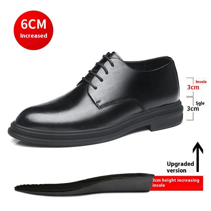 Height Increasing Insole Calf Leather Shoes Shoes & Bags