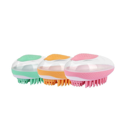 Dog Cat Bath Brush 2-in-1 Pet Hair brush