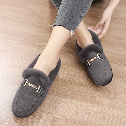 Fleece-lined Lamb Wool Casual Shoes Shoes & Bags