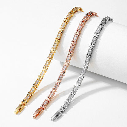 Women's Fashion Personality Versatile Zircon Bracelet Jewelry