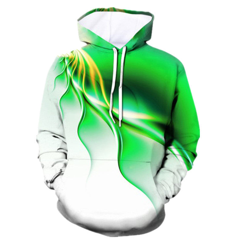 Color Lightning Peripheral Series 3D Digital Printing Sweater apparels & accessories