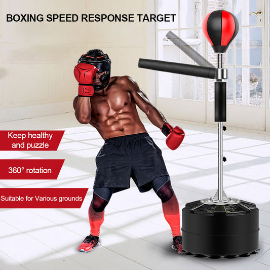 Boxing Ball Reaction Target Spinning Vertical Trainer fitness & sports