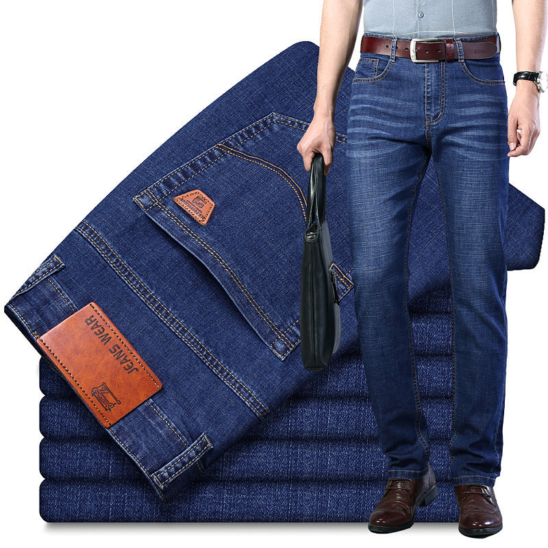 Casual Comfortable Stretch Straight Jeans men's clothing