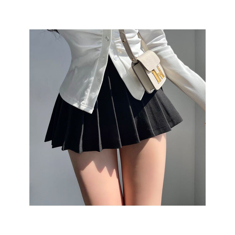 Fashion Black Pleated Skirt For Women apparels & accessories