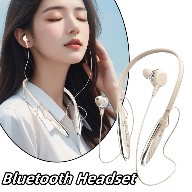 Neck Wireless Bluetooth Earphones 9D Stereo Surround Headphone Magnetic Gadgets