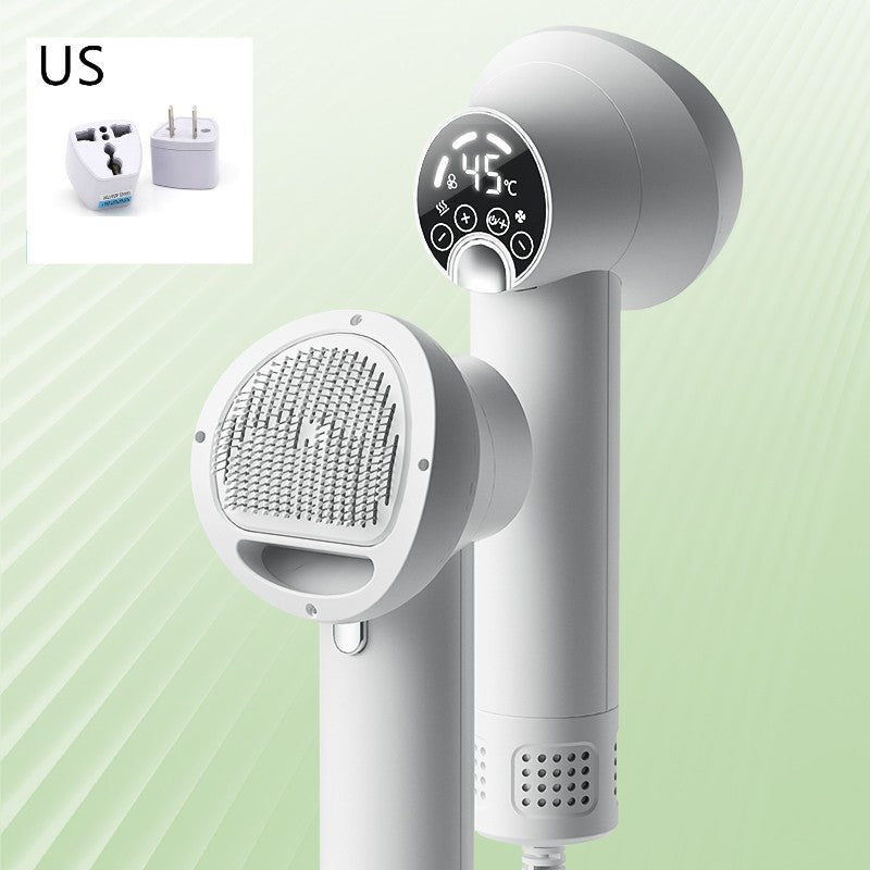 Pet Hair Dryer low & Comb Hair Dryer