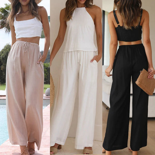 Solid Casual Women's Loose Pants apparel & accessories