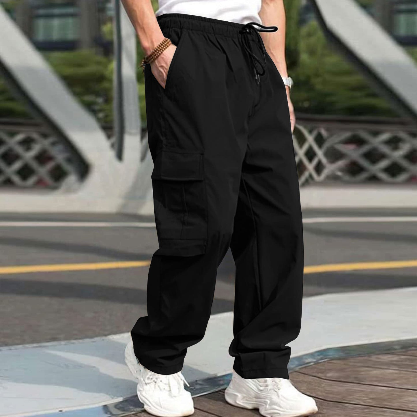 Fashion Loose Straight Casual Trousers apparel & accessories