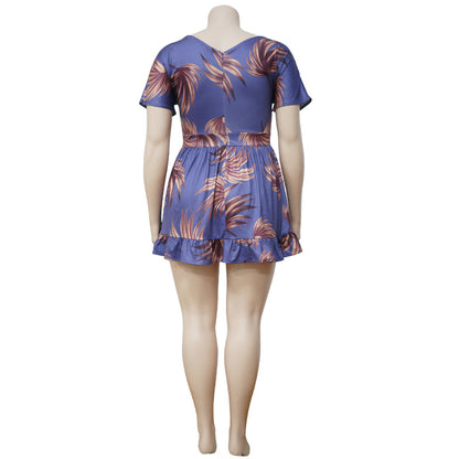 Digital Printed Spring Summer Dress And Lace Skirt apparel & accessories