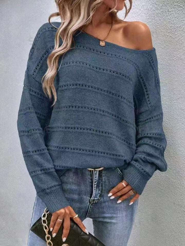 Women's Loose Slouchy Casual Knit Top apparels & accessories