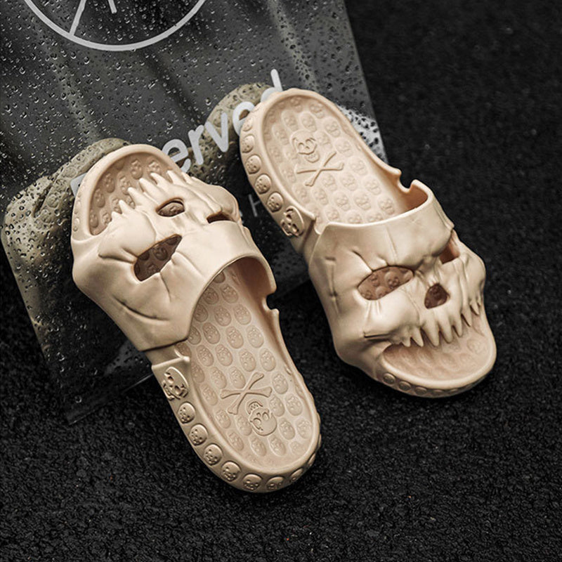 Personalized Skull Design Halloween Slippers halloween