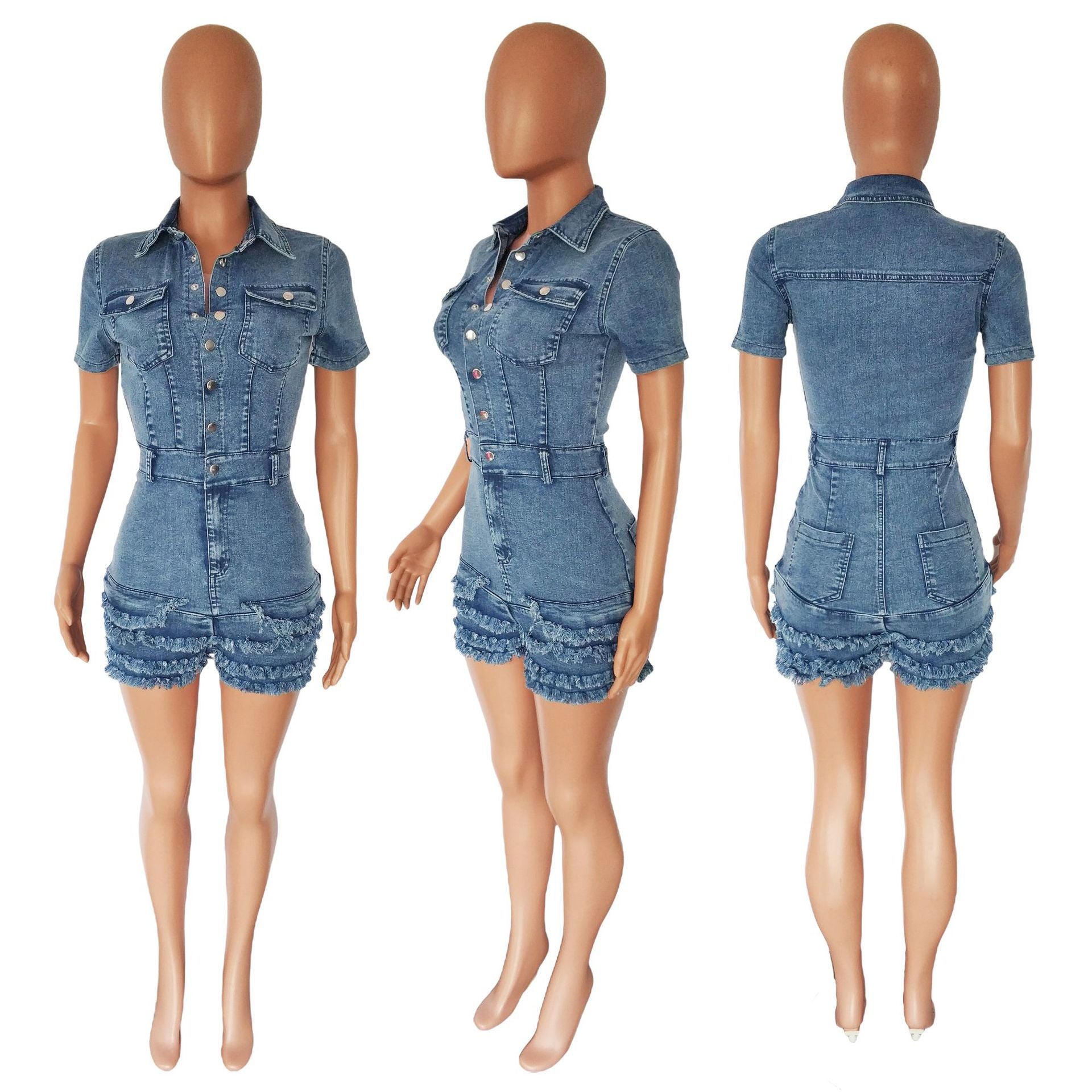 Fashionable And Personalized Women's Denim Skirt apparel & accessories