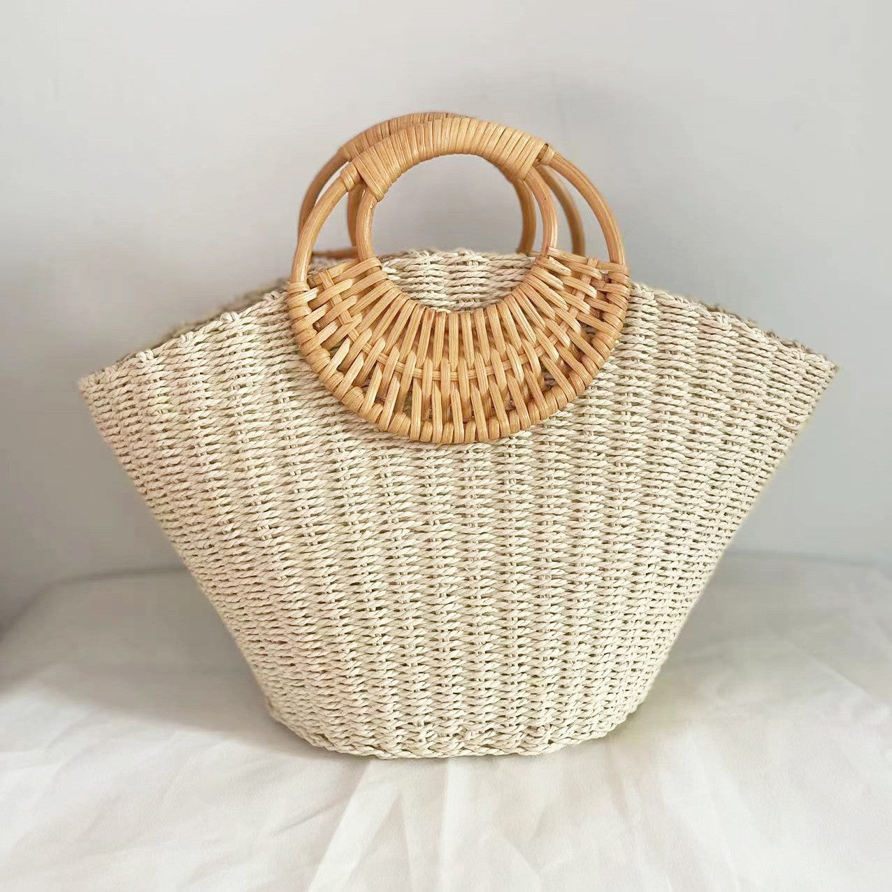 Handheld Grass Woven Simple Woven Women's Bag apparel & accessories