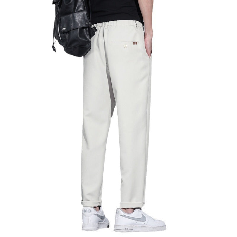 Men's Straight Loose Wide-leg Pants Casual Trousers apparel & accessories