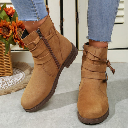 Women's Fashion Casual Retro Martin Boots Shoes & Bags