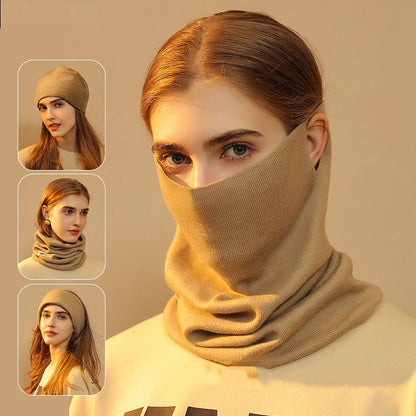 Face Mask Winter Faux Cashmere Scarf scarves, Shawls & Hats