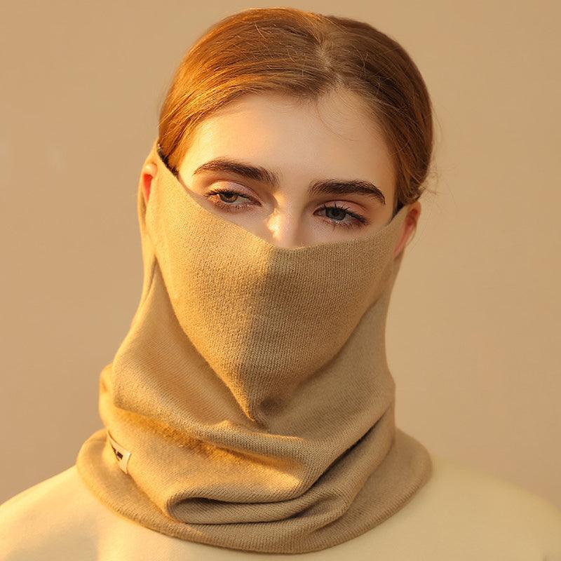 Face Mask Winter Faux Cashmere Scarf scarves, Shawls & Hats