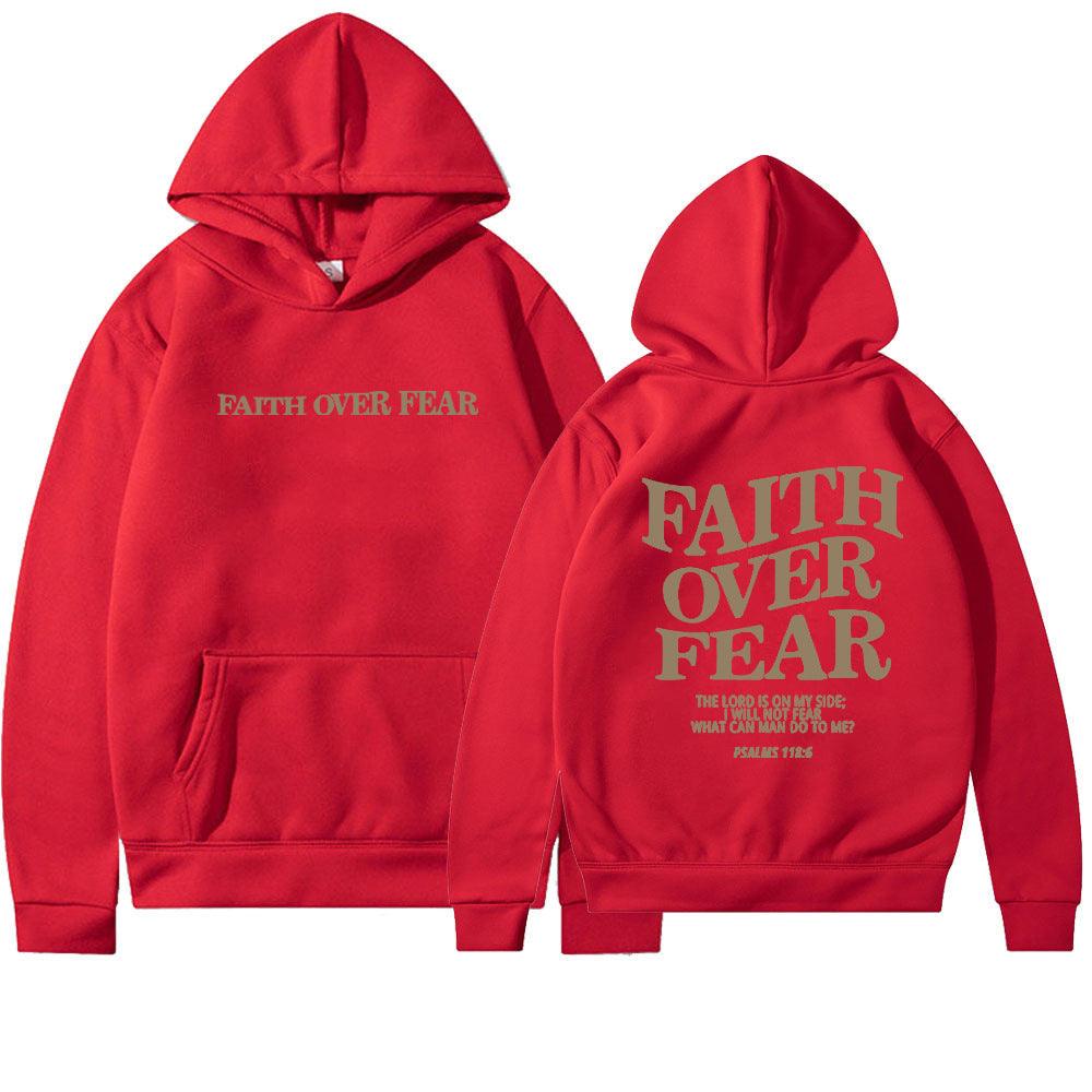 Faith Over Fear Men's And Women's Hoodies Sweater T-Shirts & hoodies