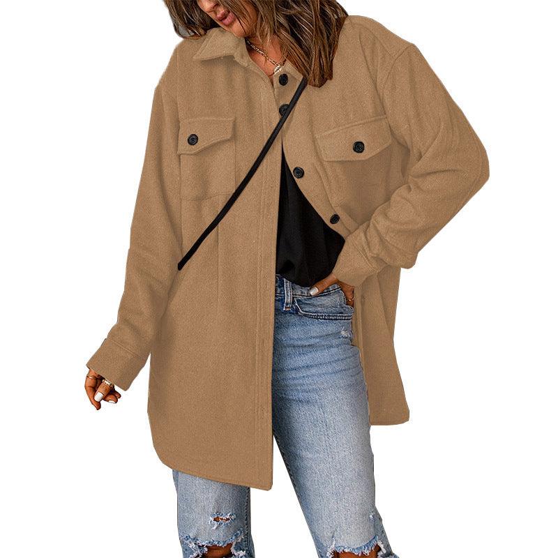 Fashion Casual Woolen Coat Women winter clothes for women