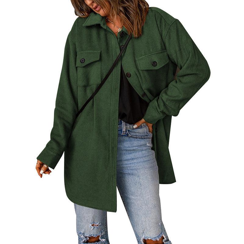 Fashion Casual Woolen Coat Women winter clothes for women