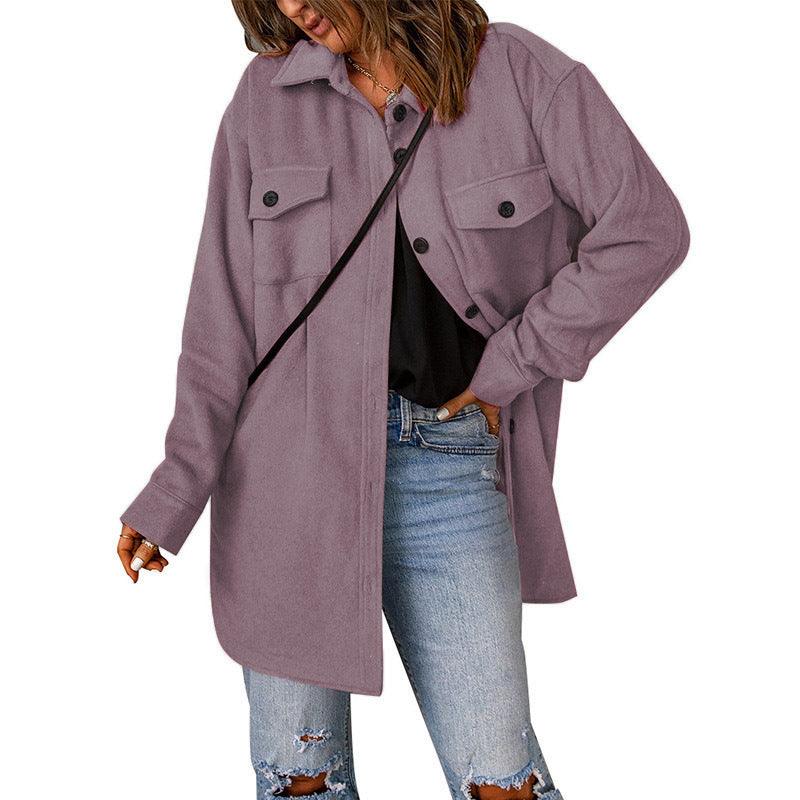 Fashion Casual Woolen Coat Women winter clothes for women