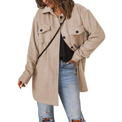 Fashion Casual Woolen Coat Women winter clothes for women