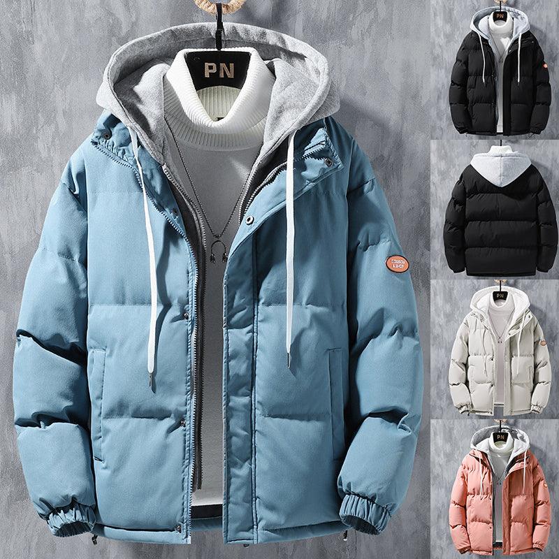 Fashion Hooded Jacket Men Winter Windproof Winter clothes for men