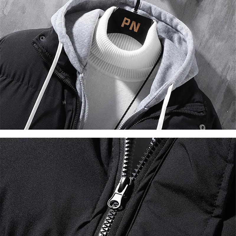 Fashion Hooded Jacket Men Winter Windproof Winter clothes for men