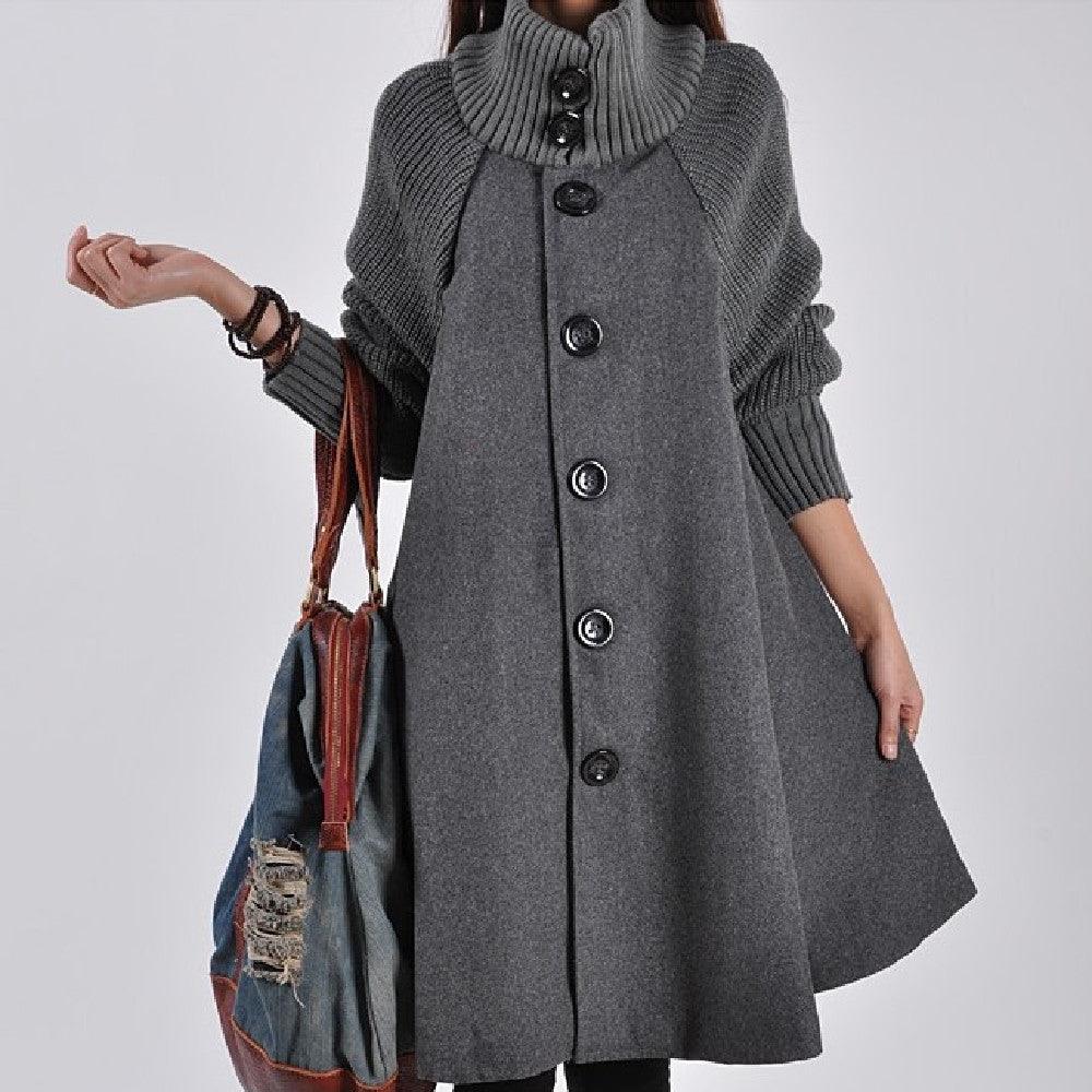 Fashion Mid-length Trench Coat For Women winter clothes for women