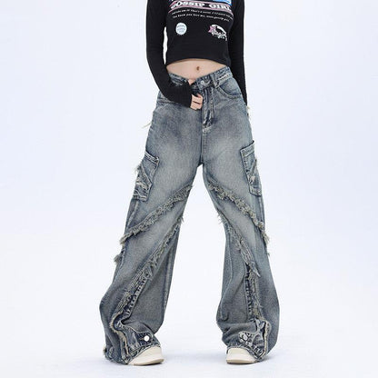 Fashion Work Clothes Denim Trousers Bottom wear