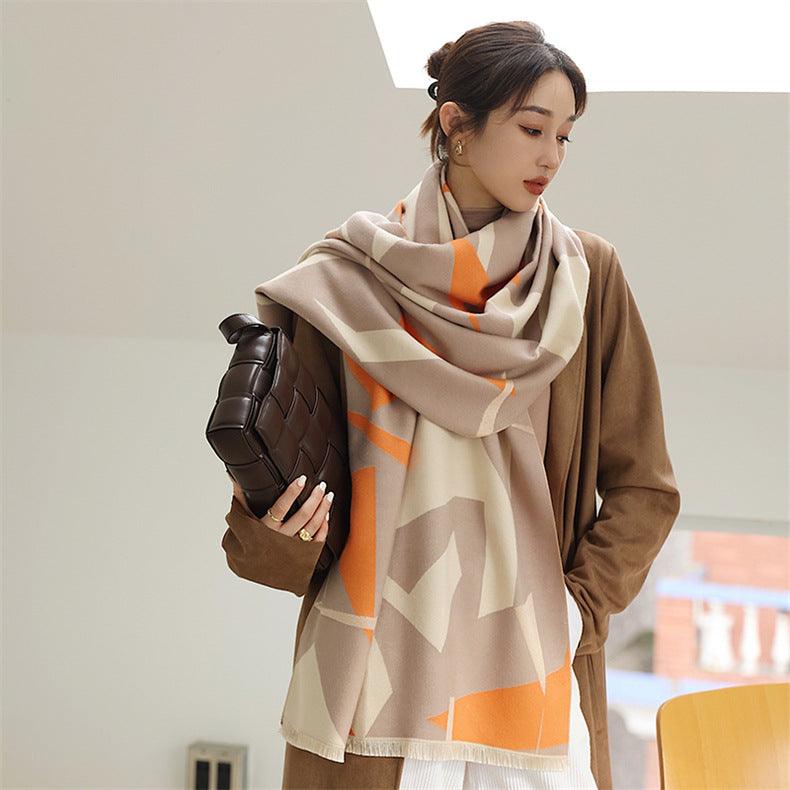 Fashionable Cashmere Long Student Warm Scarf scarves, Shawls & Hats