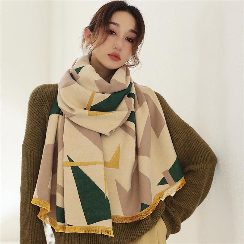 Fashionable Cashmere Long Student Warm Scarf scarves, Shawls & Hats