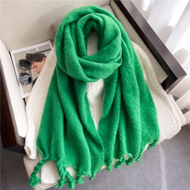 Fashionable Cashmere Scarf With Tassels scarves, Shawls & Hats