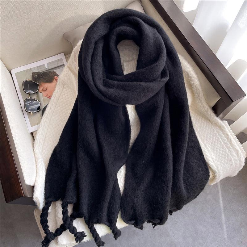 Fashionable Cashmere Scarf With Tassels scarves, Shawls & Hats