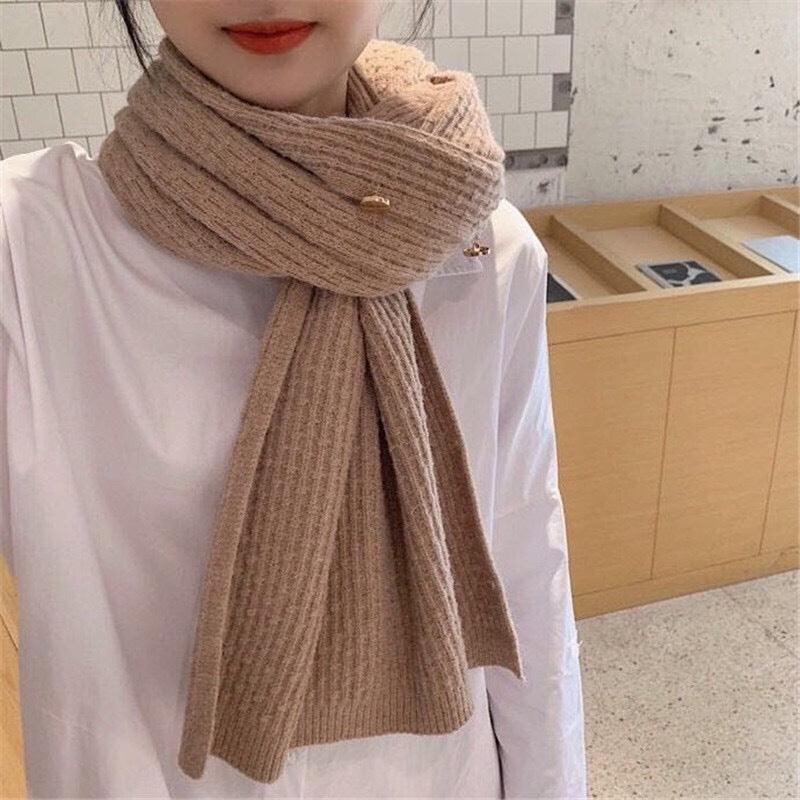 Fashionable Versatile Knitted Scarf Shawl scarves, Shawls & Hats