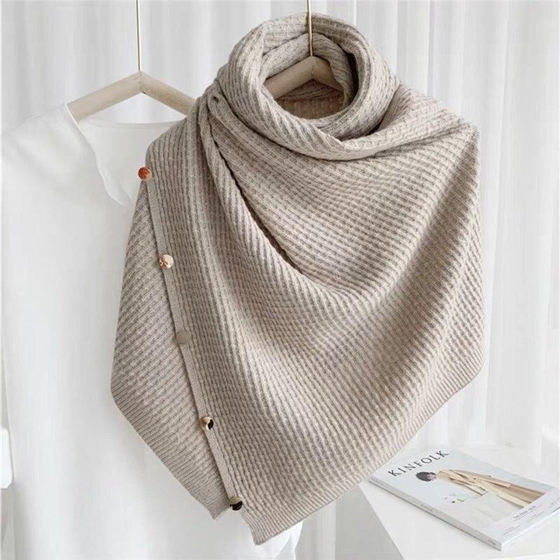 Fashionable Versatile Knitted Scarf Shawl scarves, Shawls & Hats