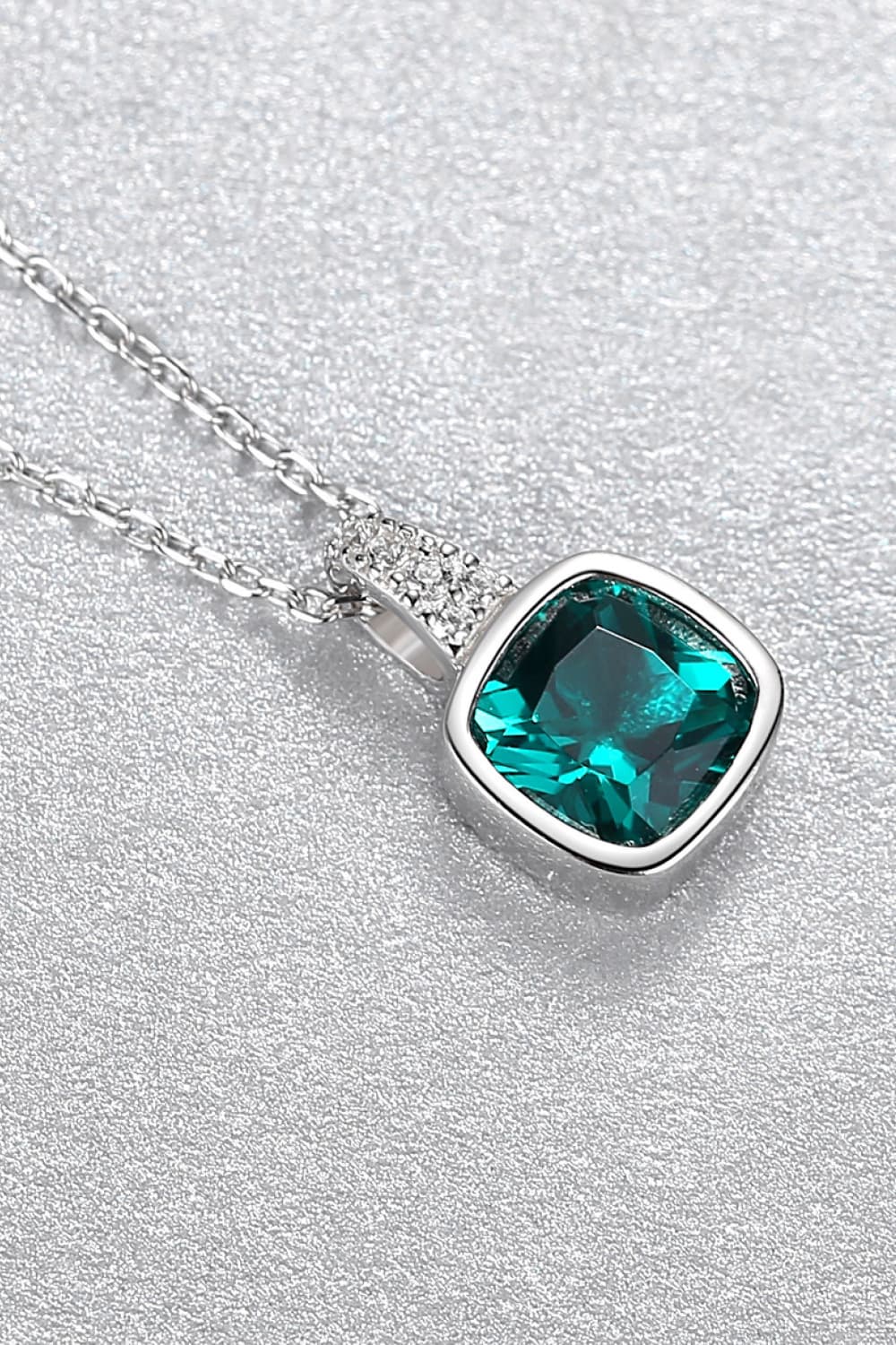 Zircon Pendant 925 Sterling Silver Necklace apparel & accessories