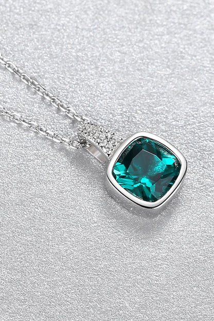 Zircon Pendant 925 Sterling Silver Necklace apparel & accessories