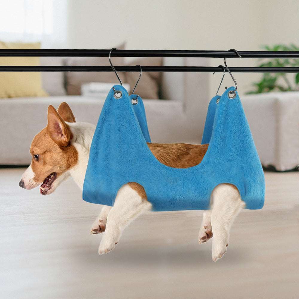 A Dog Grooming Hammock, 4