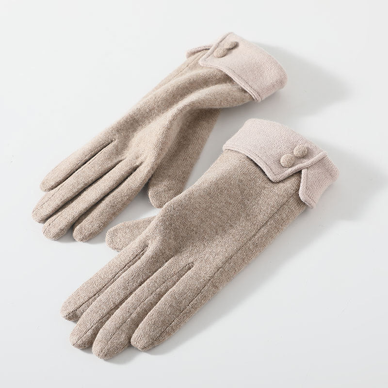 Women's Outdoor Warm Gloves With Thickened Cashmere apparels & accessories