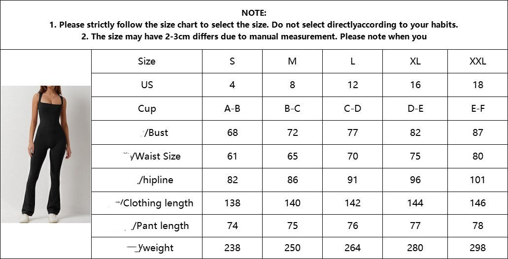 Solid Color Square Collar Vest Seamless Yoga Exercise Flared Pants apparels & accessories